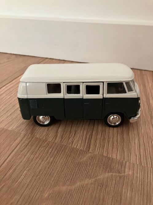 Welly miniatuur / speelgoed auto - Volkswagen busje groen, Verzamelen, Speelgoed, Zo goed als nieuw, Ophalen of Verzenden