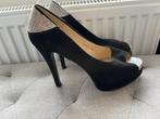 Pumps met diamanten maat 40, Pumps, Zwart, Ophalen of Verzenden, Zo goed als nieuw
