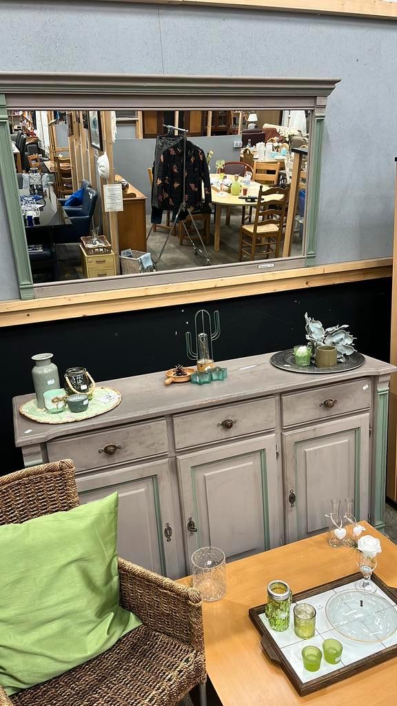 Dressoir WD-028 breete dressoir 155 cm MP nr 204, Huis en Inrichting, Kasten | Dressoirs, Gebruikt, 150 tot 200 cm, 25 tot 50 cm