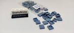 Lego Tile Dots Vierkant Sand Blue per 50 stuks (Nieuw), Lego Systems A/S, Verzenden, Lego, Aastvej 1 7190 Billund Denemarken