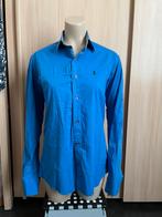 Blouses blauw Ralph lauren katoen bloesje 40/42 L, Gedragen, Blauw, Maat 42/44 (L), Ophalen of Verzenden