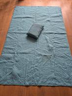 Ikea sprei met kussen - Zo goed als nieuw!, Blauw, Overige typen, Tweepersoons, Ophalen of Verzenden
