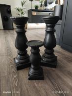 Twee grote zware stenen kandelaren., Huis en Inrichting, Woonaccessoires | Kandelaars en Kaarsen, Ophalen, Overige materialen