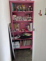 Roze Boekenkast / Opbergkast, Huis en Inrichting, Kasten | Boekenkasten, Ophalen, Met plank(en), Gebruikt, Kindvriendelijk