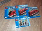 Elektrische legotrein. Met veel extra rails. 7938 60205 6023, Ophalen of Verzenden, Gebruikt, Complete set, Lego