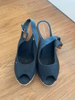 Blauwe Tommy Hilfiger schoenen met sleehak - maat 41, Ophalen of Verzenden, Zo goed als nieuw, Blauw