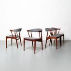 Vintage Deense Johannes Andersen stoelen, set van 4, Ophalen, Hout, Gebruikt, Vier