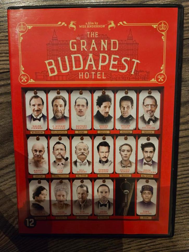 The Grand Budapest Hotel - Wes Anderson DVD, Cd's en Dvd's, Dvd's | Komedie, Zo goed als nieuw, Vanaf 12 jaar, Ophalen of Verzenden