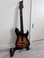 PS3 Guitar Hero - World Tour gitaar controller met dongle!, PlayStation 1, Gitaar, Drumstel of Dj-set, Ophalen of Verzenden, Zo goed als nieuw