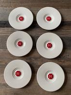 6 Douwe Egberts schotels, Huis en Inrichting, Keuken | Servies, Ophalen of Verzenden, Zo goed als nieuw, Overige stijlen, Kop(pen) en/of Schotel(s)