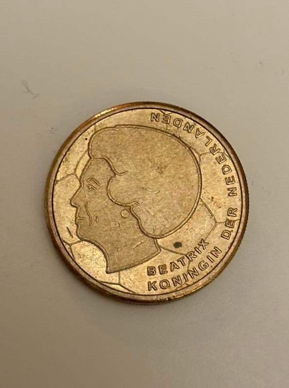 5 Gulden EK editie 2000, Postzegels en Munten, Munten | Nederland, Ophalen of Verzenden, Koningin Beatrix, 5 gulden, Losse munt