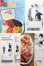 30+ vintage advertenties reclames eten voedsel etenswaren 62, Reclamebord, Gebruikt, Ophalen