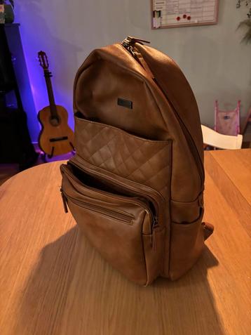 Kidzroom Luiertas Rugzak Cognac + Verschoonmatje beschikbaar voor biedingen