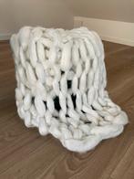 Gebreid wit deken, Nieuw, 100 tot 150 cm, 150 tot 200 cm, Rechthoekig