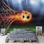 Voetbal behang Brandende Bal, Voetbalbehang, Muurdeco4kids, Kinderen en Baby's, Kinderkamer | Inrichting en Decoratie, Verzenden
