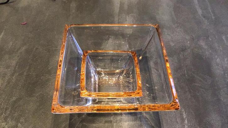 Leonardo Schalen Set - Nieuw!, Huis en Inrichting, Woonaccessoires | Schalen en Manden, Nieuw, Schaal, Vierkant, Glas, Ophalen