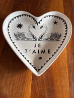 Blond Amsterdam Je T'aime Hartvormig Schaal, Porselein of Keramiek, Schaal, Ophalen of Verzenden, Zo goed als nieuw
