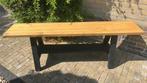 Lange houten bank – stoer en landelijk, Ophalen, Zo goed als nieuw