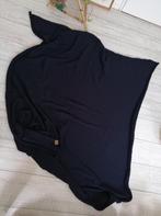 ZUSSS Sjaal 250 x 250 donkerblauw nieuw, Ophalen of Verzenden, Nieuw, Maat 46/48 (XL) of groter, Sjaal