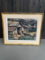 Leo van Gestel schilderij; Beiers landschap, Antiek en Kunst, Ophalen