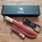 Casström Woodsman Curly Birch met Fire Steel - Bushcraft Mes, Ophalen of Verzenden, Nieuw