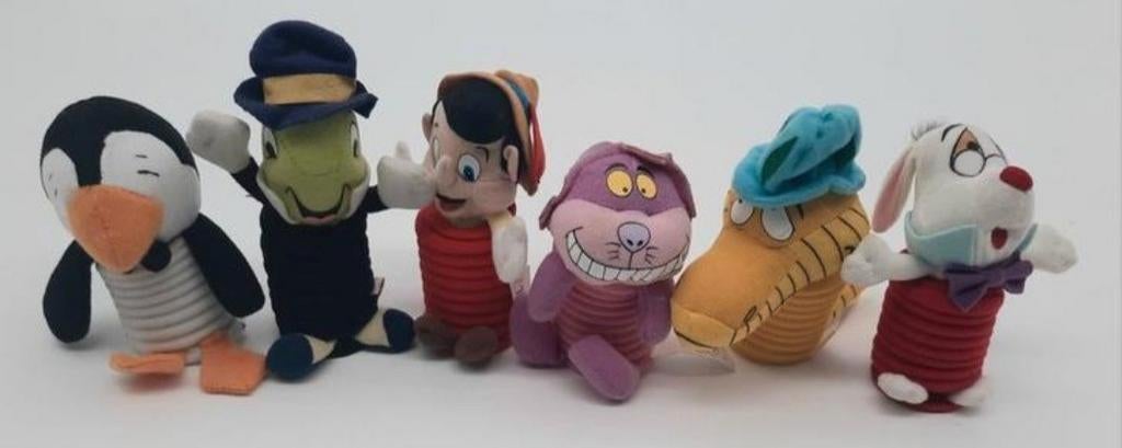 McDonalds 6 Disney Classics springfiguren uit 2003, Verzamelen, Disney, Ophalen of Verzenden, Overige figuren, Zo goed als nieuw