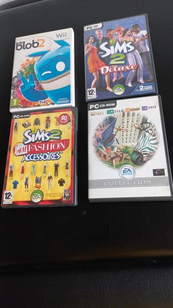 Diverse Games Collectie - Sims, Blob 2, SimCity beschikbaar voor biedingen