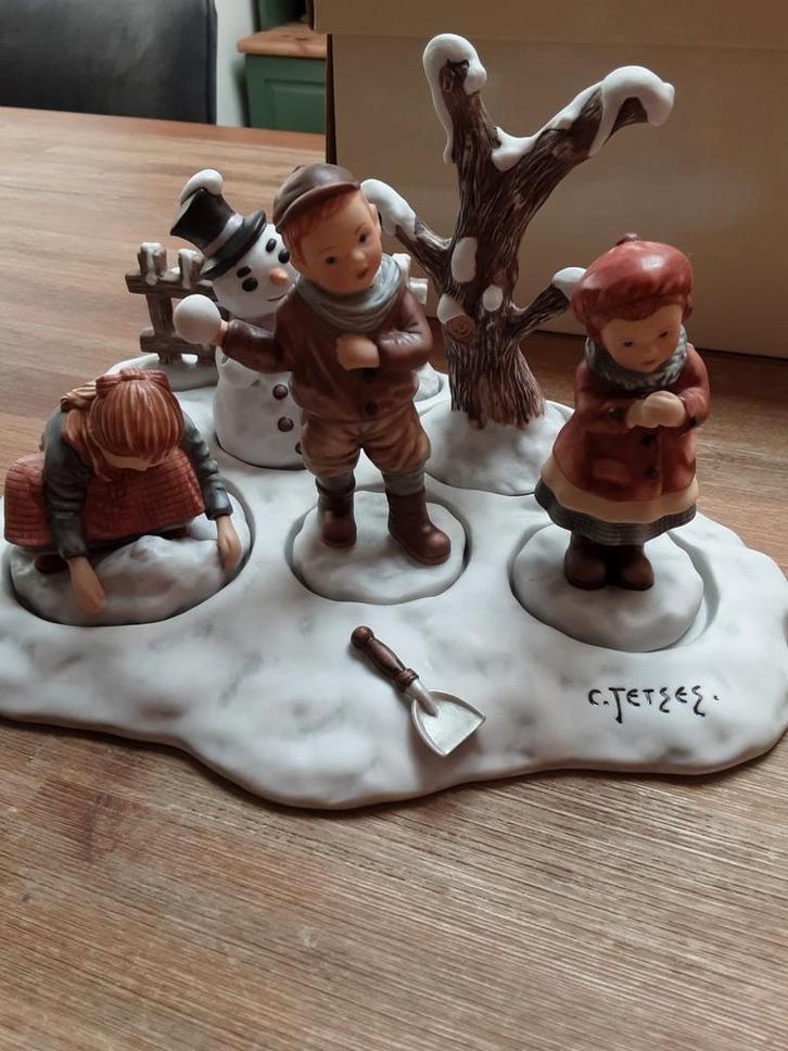 Ot en Sien Winterpret Porselein met Doos, Antiek en Kunst, Antiek | Porselein, Ophalen of Verzenden