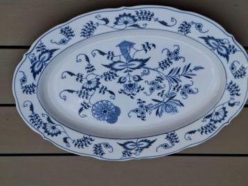 Grote ovale schaal BLUE DANUBE (25.00 euro) beschikbaar voor biedingen