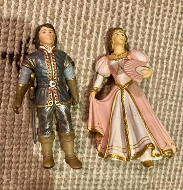 Vintage Schleich 2005 prinses prins prince princess beeldjes beschikbaar voor biedingen