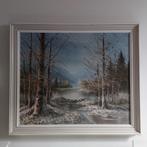 gaaf schilderij met mooie lijst, Antiek en Kunst, Ophalen