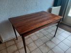 Pallisander eettafel met uitschuifbare kant, Ophalen, Gebruikt, 50 tot 100 cm, Vijf personen of meer