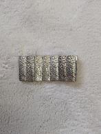 Vintage Zilverkleurige Armband, Sieraden, Tassen en Uiterlijk, Armbanden, Ophalen of Verzenden, Gebruikt, Zilver, Staal