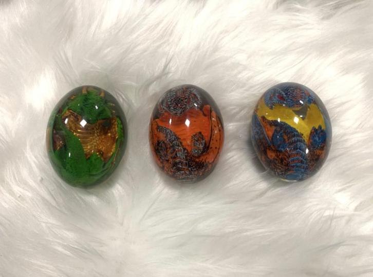 Draken Ei Dragon / Lava Egg Draak Dier Fantasie Dinosaurus, Verzamelen, Beelden en Beeldjes, Nieuw, Fantasy, Verzenden