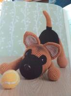 Leuke gehaakte duitse herder, Hobby en Vrije tijd, Breien en Haken, Ophalen of Verzenden, Nieuw, Haken, Overige typen