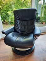 Stressless stoel zwart, Huis en Inrichting, Ophalen, Gebruikt, Zwart, Leer