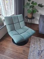 Dutchbone Bar Lounge Draaifauteuil Groen, Ophalen, Minder dan 75 cm, Zo goed als nieuw, Metaal