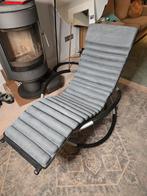 vidaXL Ligbed voor buiten zwart staal, Ophalen, Metaal