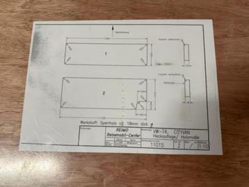 Reimo panelen voor het eenvoudig maken van een zitbank beschikbaar voor biedingen