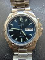 Seiko Kinetic SQ 100 Lumibrite, Gebruikt, Staal, Polshorloge, Ophalen of Verzenden