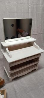 Vintage Commode Kastje met Spiegel & Speelgoed, Ophalen of Verzenden