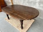 Ovale Stamtafel Donkerbruin, Ophalen, Vijf personen of meer, Ovaal
