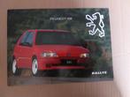 Peugeot 106 rallye brochure, Peugeot, Ophalen of Verzenden, Zo goed als nieuw
