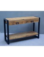 AKTIE: Nu 15% KORTING! Bueno-Mango sidetable, 120 t/m 180 cm, Huis en Inrichting, Nieuw, Ophalen of Verzenden, Metaal, 150 tot 200 cm