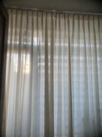 Beige/Crème Gordijnen, Huis en Inrichting, Stoffering | Gordijnen en Lamellen, Crème, 200 cm of meer, Ophalen of Verzenden, Zo goed als nieuw