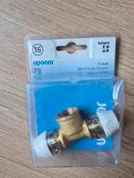 Uponor T-stuk 16x1/2" bi.dr. x 16 mm, Overige materialen, Minder dan 20 mm, Overige typen, Nieuw