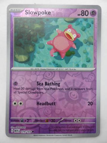 Slowpoke 079/165 (Pd5) beschikbaar voor biedingen