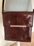 Leren tasje - Icci, Ophalen of Verzenden, Gebruikt, Bruin, Schoudertasje