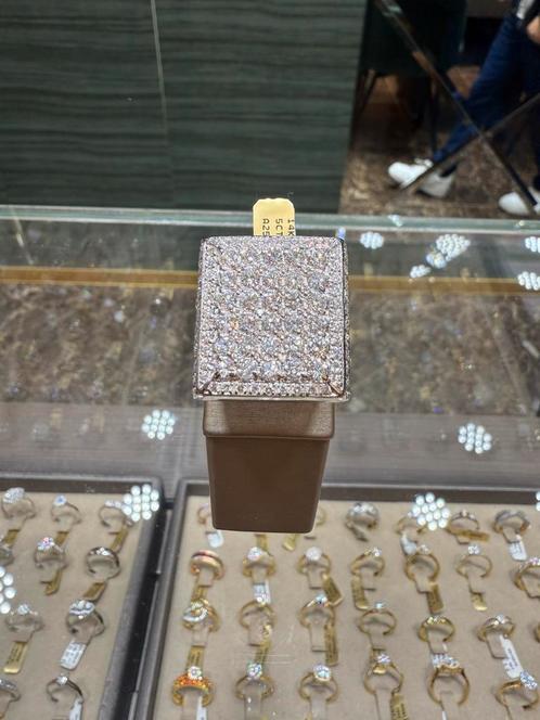 14Kt Goud - 33 Gr - 5.00ct diamanten - Ring, Sieraden, Tassen en Uiterlijk, Ringen, Nieuw, Dame, Goud, Ophalen