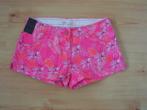 NIEUW roze-oranje gebloemde korte broek maat 152., Ophalen of Verzenden, Nieuw, Meisje, Broek